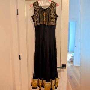 Lehenga with Coordinating Pants and Scarf